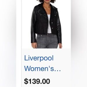 Women's Black Leather Jacket
New never wear